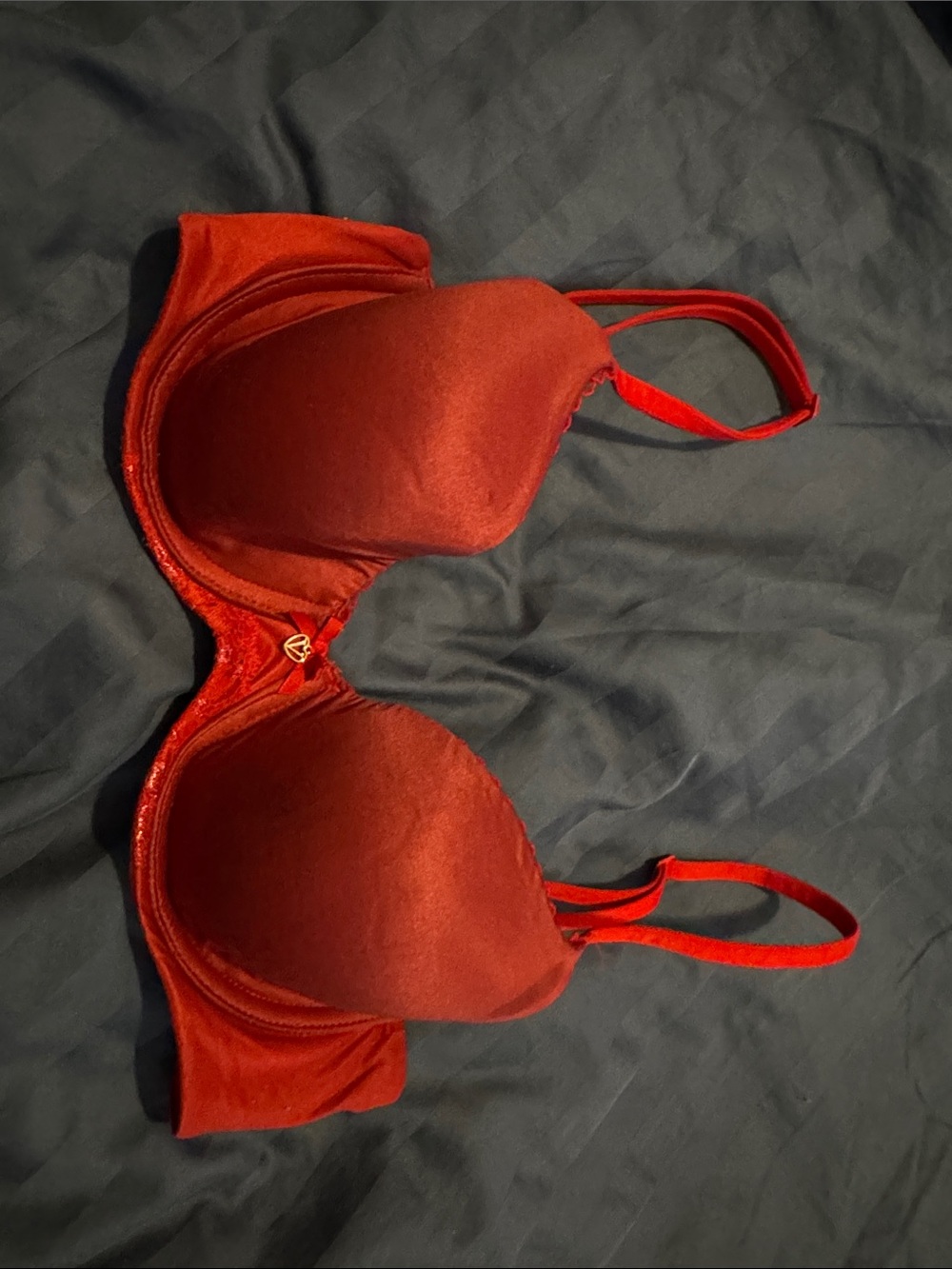 Victoria's Secret Red Padded T-Shirt Bra